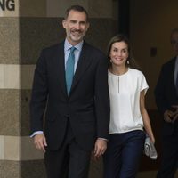 Los Reyes Felipe y Letizia en su último acto oficial en Madrid antes de sus vacaciones en Mallorca