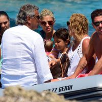 Carla Pereyra y Diego Simeone en sus vacaciones en Formentera