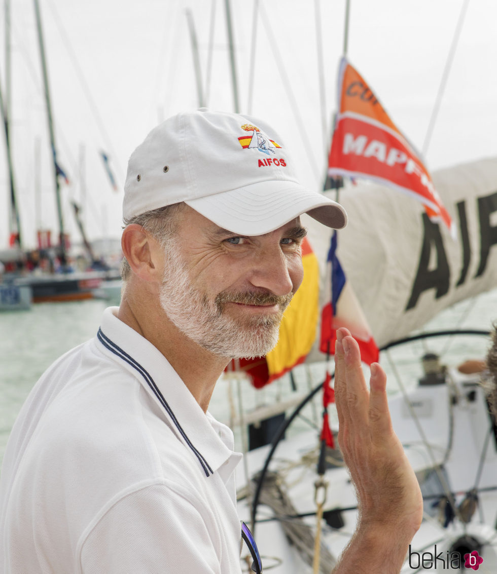 El Rey Felipe VI participando en la segunda jornada de regatas en Palma