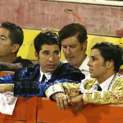 Cayetano y Fran Rivera en la corrida de toros nocturna de Palma