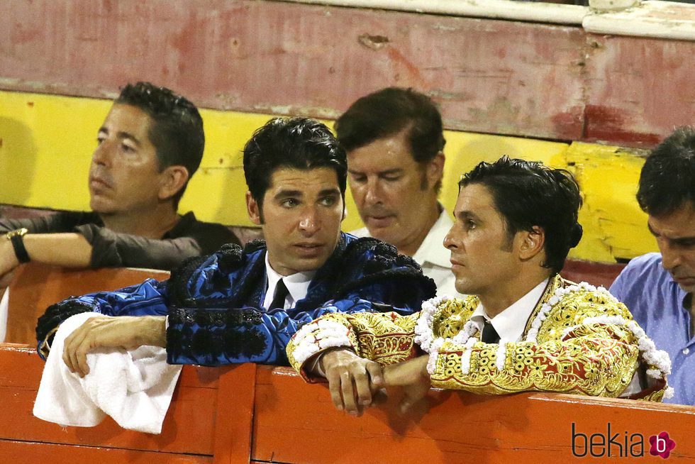 Cayetano y Fran Rivera en la corrida de toros nocturna de Palma