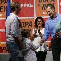 El Rey Felipe en la entrega de premios de la Copa del Rey de Vela 2017
