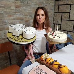 Paula Echevarría celebrando su 40 cumpleaños