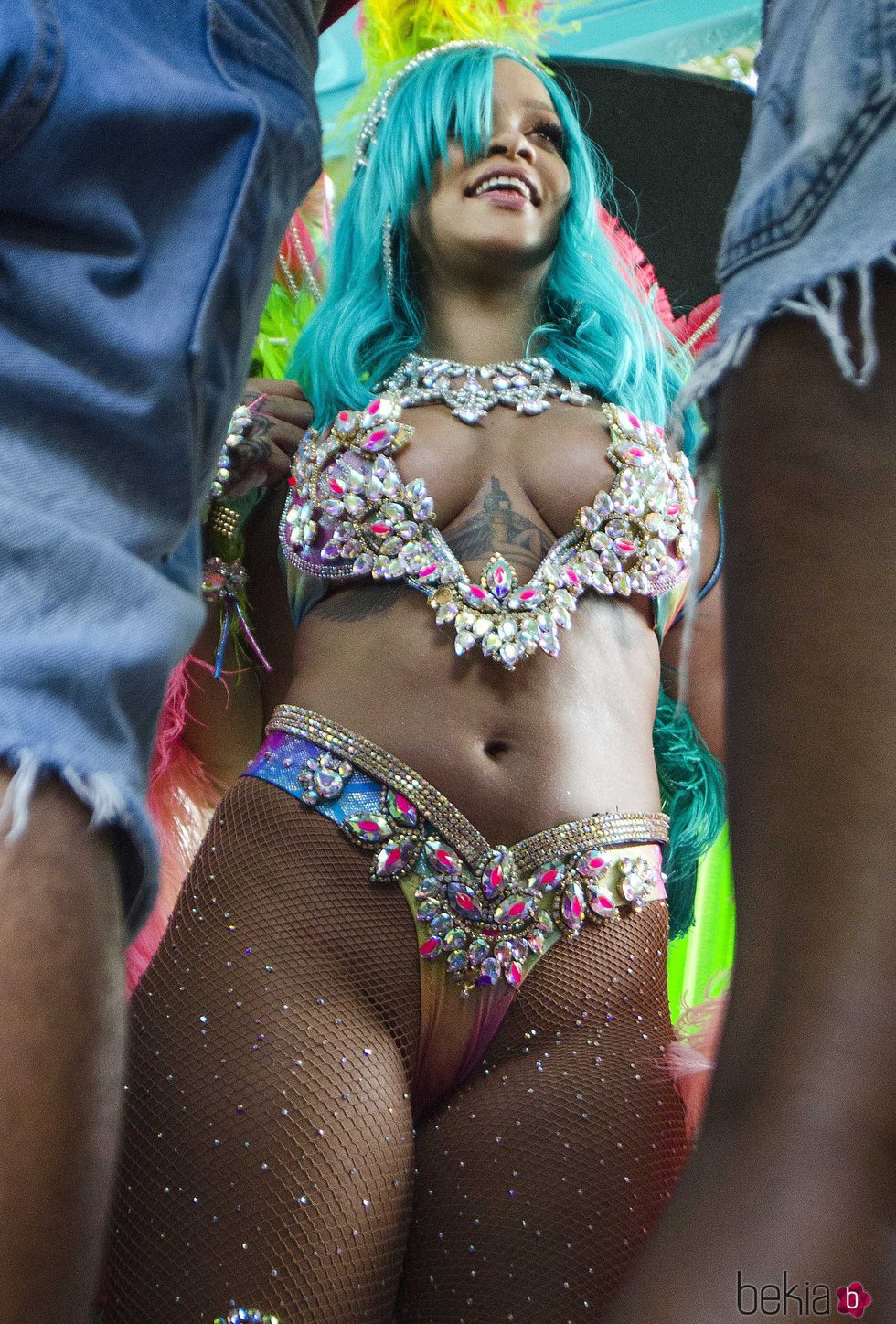 Rihanna luce tipazo en el Carnaval de Barbados 2017