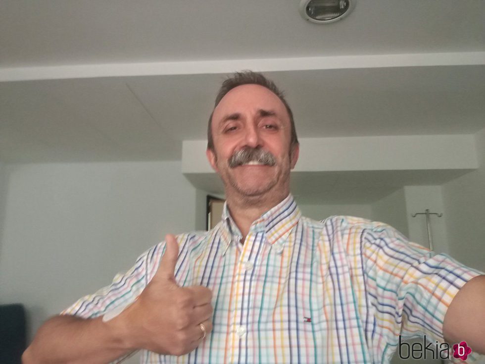 Santi Rodríguez, feliz tras abandonar el hospital por sufrir un infarto
