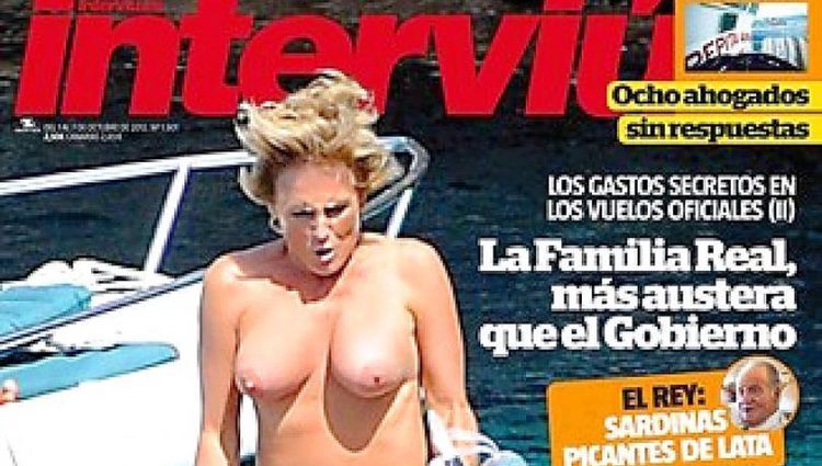 Mercedes Milá pillada en topless en la revista Interviú