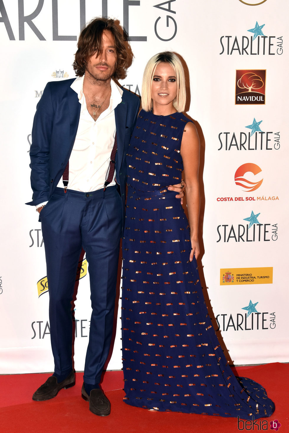 Ana Fernández y Adrián Roma en la Gala Starlite 2017 en Marbella