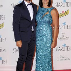 irene Villa y su marido en la Gala Starlite 2017 en Marbella