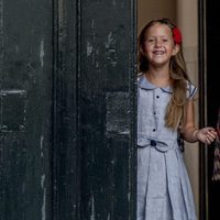 Josefina de Dinamarca en su primer día de colegio