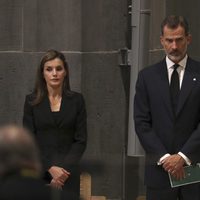 Los Reyes Felipe y Letizia, muy afectados en la Misa por la Paz por los atentados de Barcelona y Cambrils