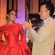 José Ortega Cano y Gloria Camila cruzando miradas durante la semana cultura en honor a Rocío Jurado