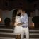 Malena Costa y Mario Suárez besándose antes de disfrutar de una romántica cena