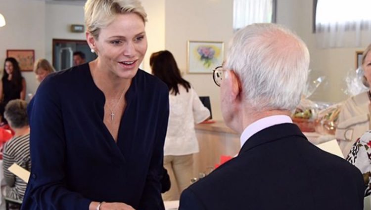 Charlene de Mónaco visita la Fundación Hector Otto