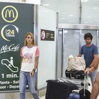 Alba Carrillo y David Vallespín vuelven a España tras sus vacaciones en Maldivas