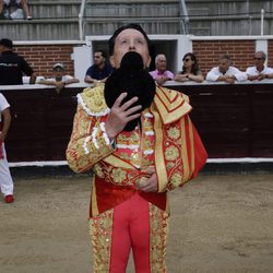 José Ortega Cano muy concentrado antes de su última corrida de toros