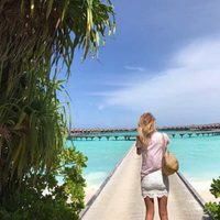 Alba Carrillo durante sus vacaciones con David Vallespín en Maldivas