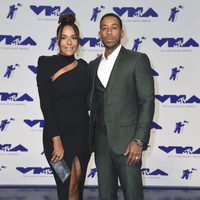 Ludacris y Eudoxie Mbouguiengue en los MTV VMA 2017