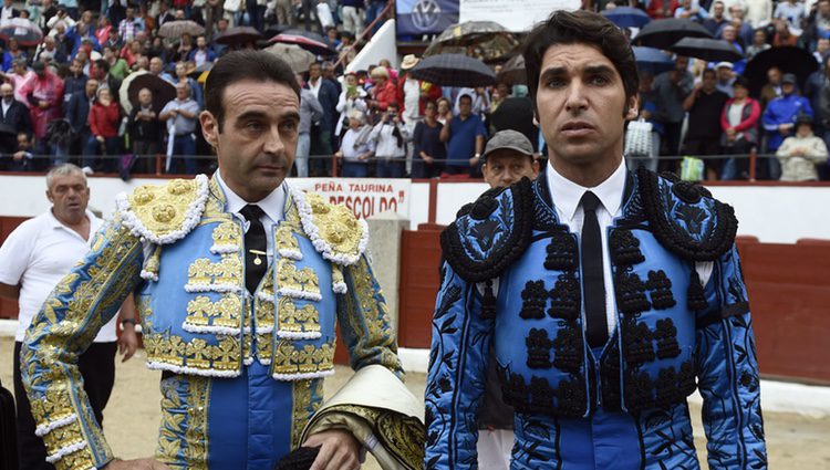 Cayetano Rivera y Enrique Ponce en la plaza de toros de Colmenar Viejo