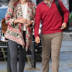 Isabel y Gabriel de Bélgica en su primer de colegio del curso 2017/2018