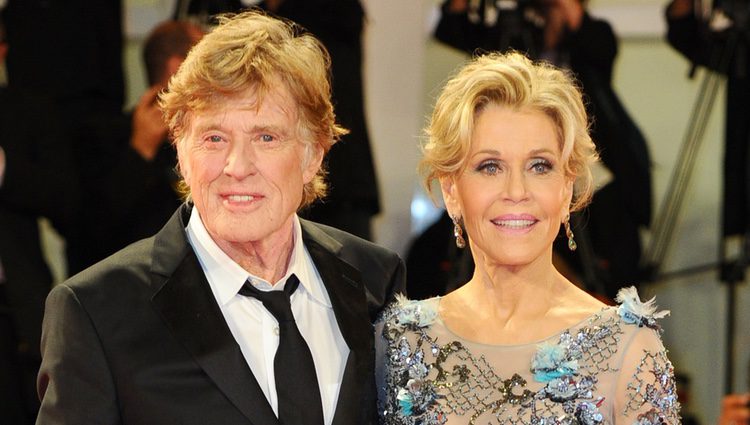 Robert Redford y Jane Fonda en el Festival de Venecia 2017