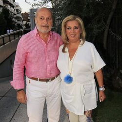 Carmen Borrego y su marido en la celebración del 52 cumpleaños de Terelu Campos