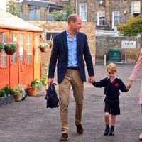 El Príncipe Jorge en su primer día de colegio en el Thomas's Battersea