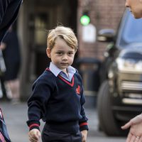 El Príncipe Jorge llega a su primer día de colegio en el Thomas's Battersea