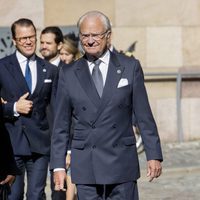 Carlos Gustavo de Suecia en la apertura del Parlamento 2017