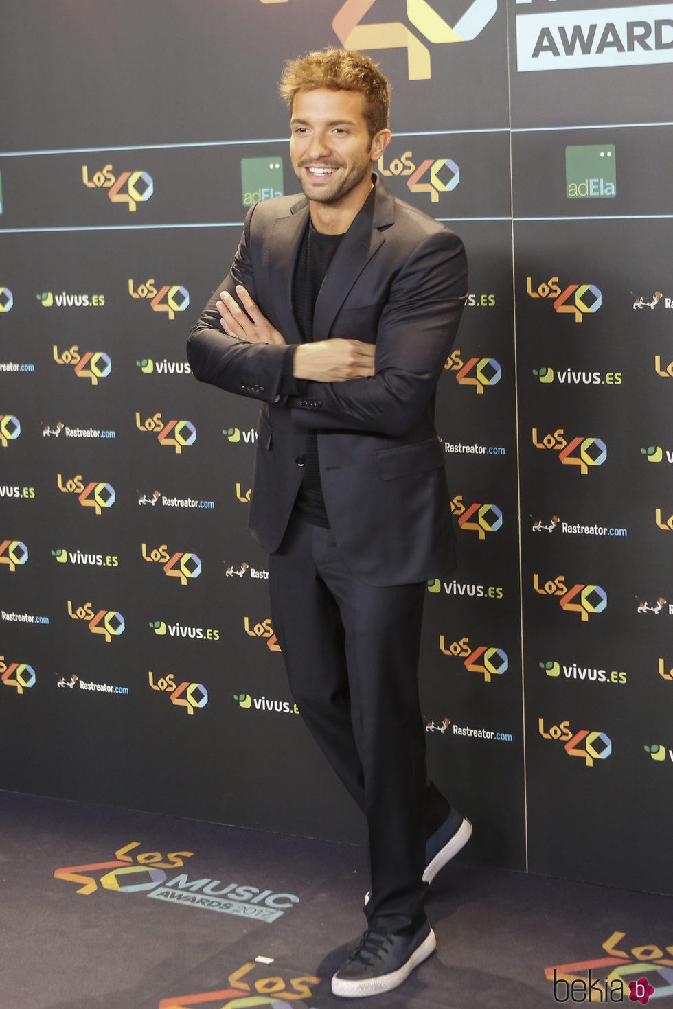 Pablo Alborán en la cena de los nominados a los Premios 40 Pricipales 2017