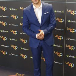 Blas Cantó en la cena de los nominados a los Premios 40 Pricipales 2017