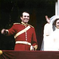 La Princesa Ana y Mark Phillips en su boda