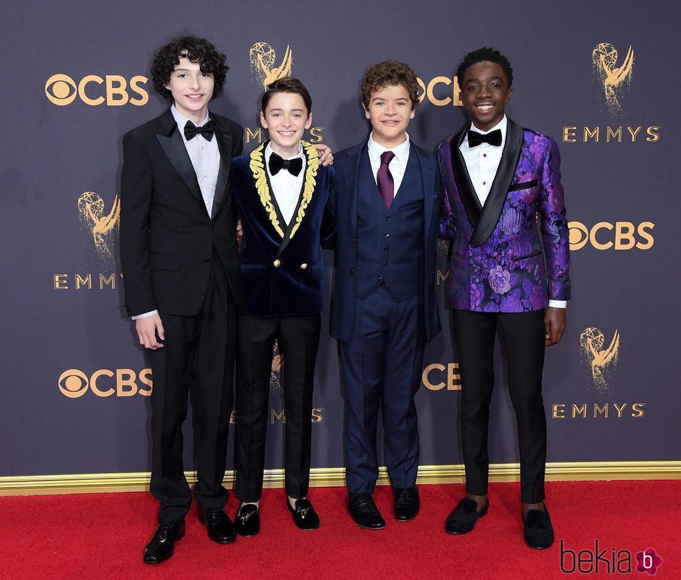 Los actores de 'Stranger Things' en la alfombra roja de los Premios Emmy 2017