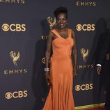 Viola Davis en la alfombra roja de los Premios Emmy 2017