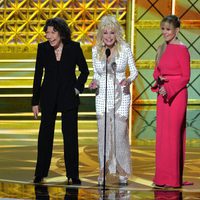 Lily Tomlin, Dolly Parton y Jane Fonda en la gala de los Premios Emmy 2017