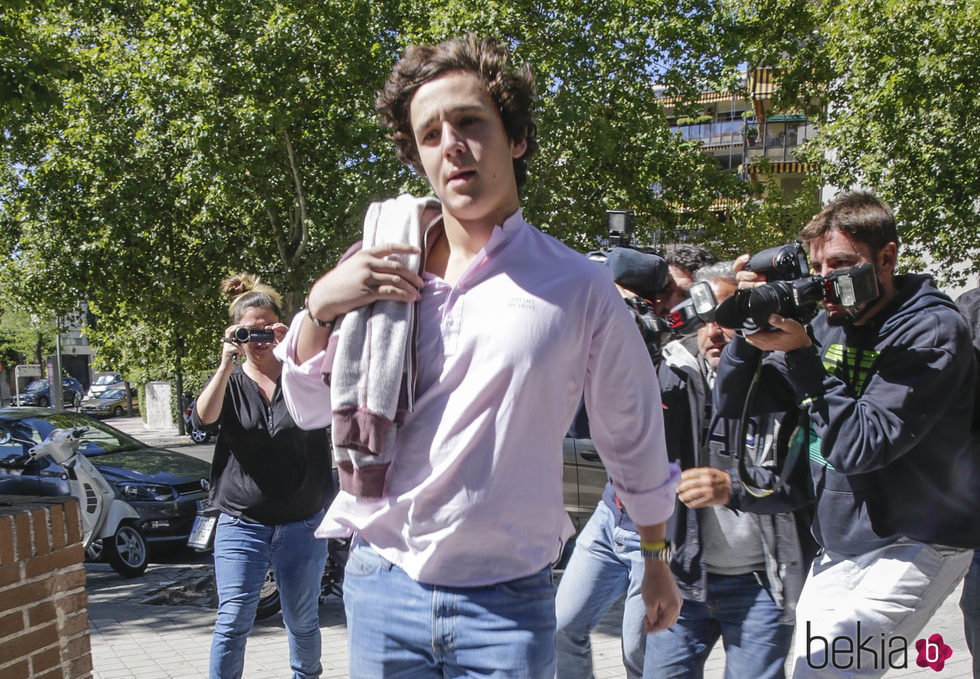 Froilán acude al centro de estudios en Madrid
