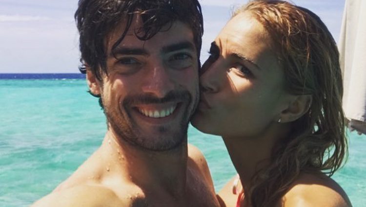 Alba Carrillo de vacaciones con su novio David Vallespín