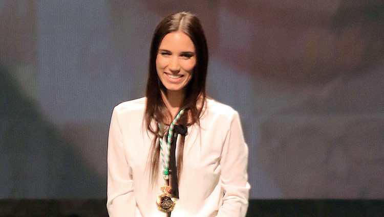 India Martínez en la entrega de las Medallas de Andalucía 2017