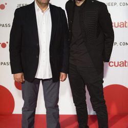 Florentino Fernández y Dani Martínez en la fiesta de Cuatro para presentar la temporada 2017