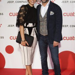 Cristina Alarcón y José Luis García Pérez en la fiesta de Cuatro para presentar la temporada 2017