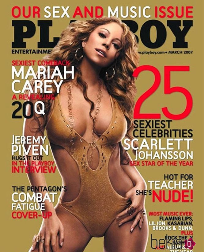 Mariah Carey deslumbra en 'Playboy'