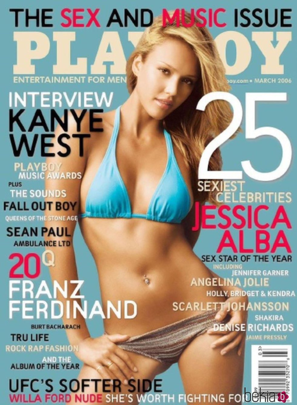 Jessica Alba posa en bikini para 'Playboy'