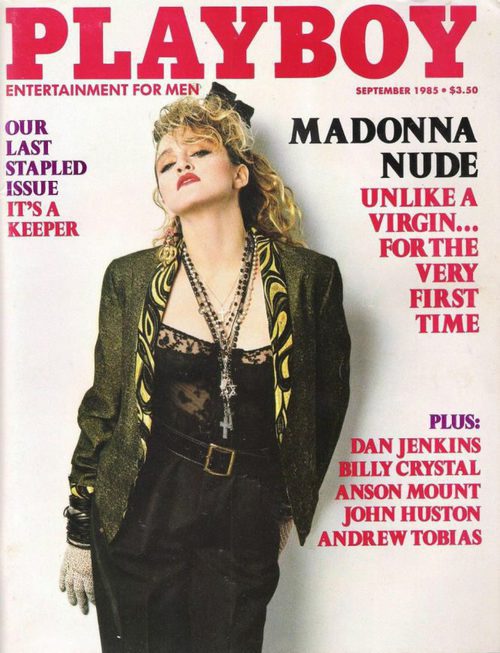 Madonna en la portada 'Playboy'