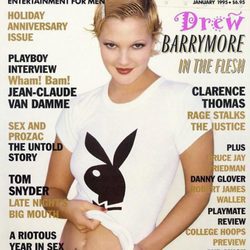 Drew Barrymore aparece en 'Playboy' en 1995