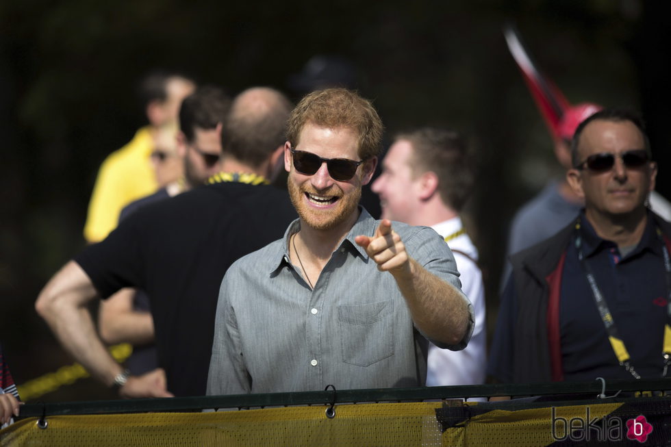 El Príncipe Harry, muy sonriente en los Invictus Games de Toronto