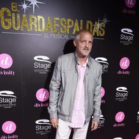 Jordi Rebellón en el estreno del musical 'El Guardaespaldas'