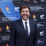 Javier Bardem en la clausura del Festival de San Sebastián 2017