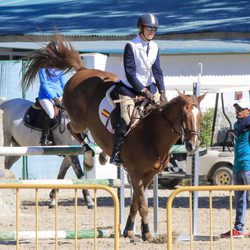 La Infanta Elena montando a caballo en el concurso de hípica del Club de Campo Villa de Madrid