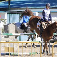 La Infanta Elena montando a caballo en el concurso de hípica del Club de Campo Villa de Madrid