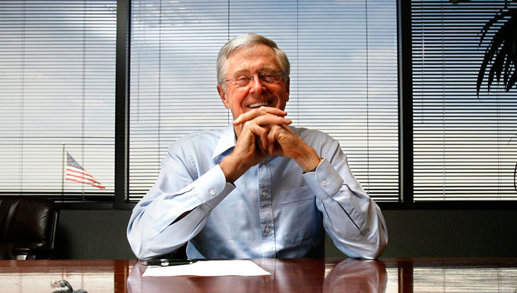 Charles Koch, director ejecutivo de Koch Industries Inc