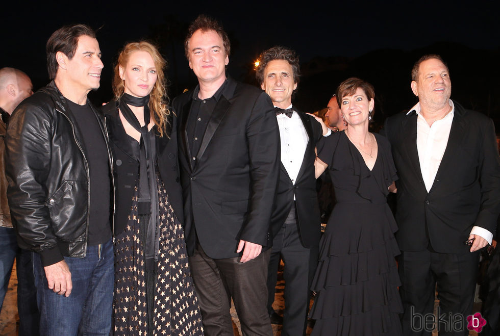 Quentin Tarantino, Harvey Weinstein y el reparto de 'Pulp Fiction'